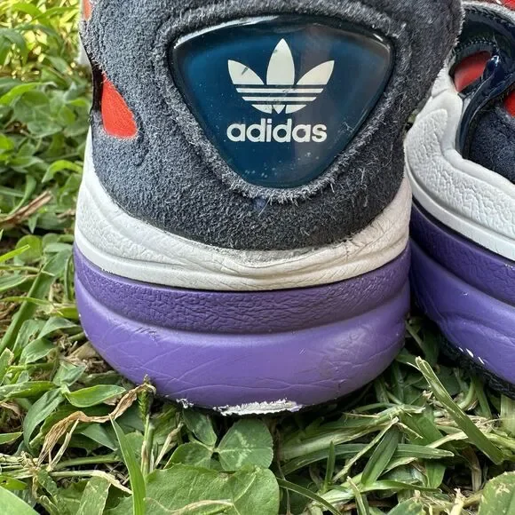 Adidas Originals Women’s Size 6 Shoes Falcon Crystal White Collegiate Navy - Picture 10 of 12